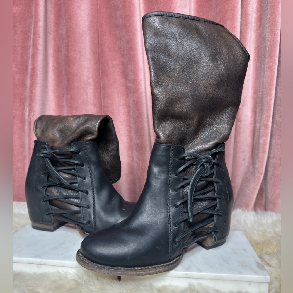 Freebird by Steve Madden Brown/Black Castle size 7